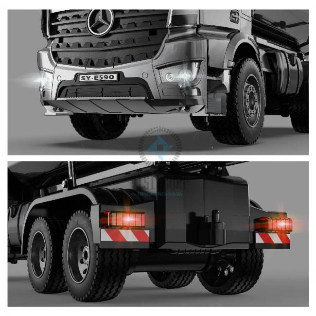 Dump Truck E590 Metal (Licenciado por Mercedes-Benz Arocs)